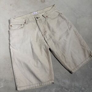 Lucky Brand Mens Corduroy Shorts Tan Beige Cotton Size 33